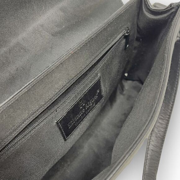 Vintage Etienne Aigner Handbag Purse Black Leather Shoulder Bag Classic - Picture 8 of 13